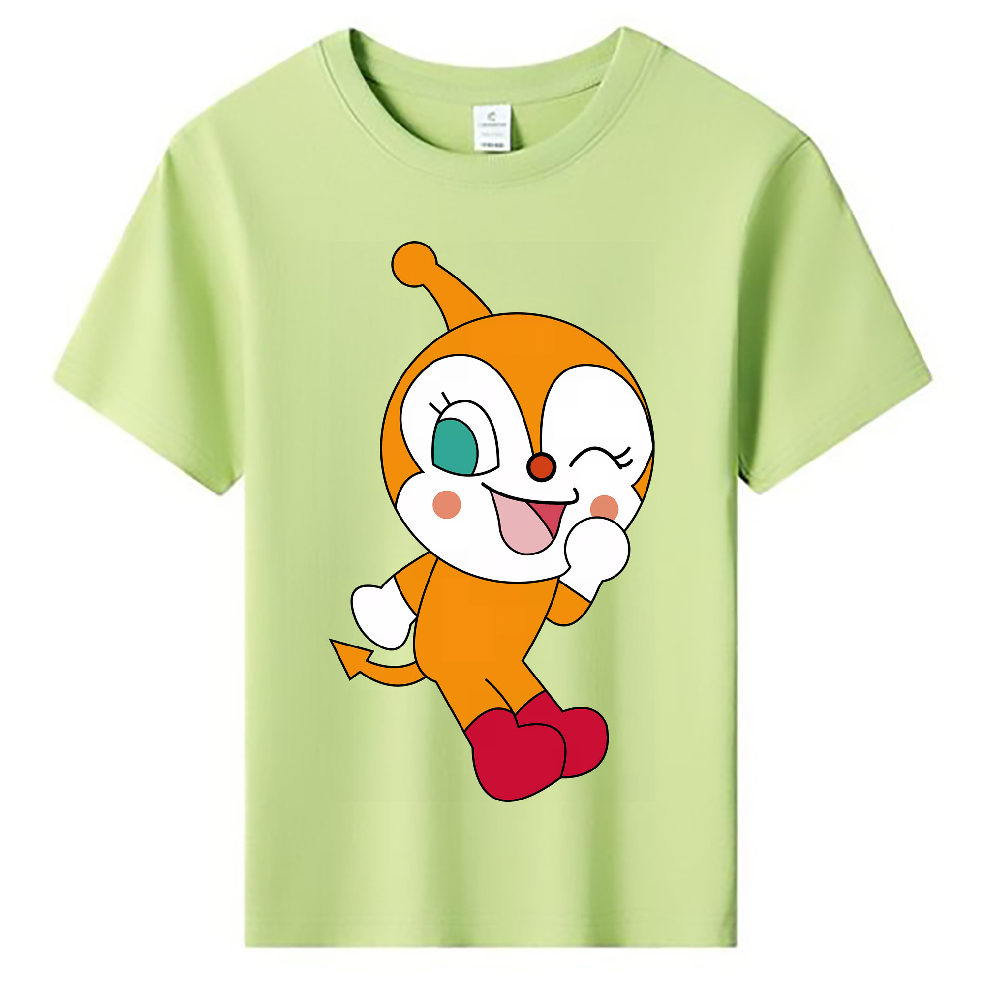 （画像用） アンパンマン Anpanman 綿100％キッズTシャツ（フロントプリント）